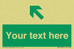 Custom Safe condition: Green Up left arrow